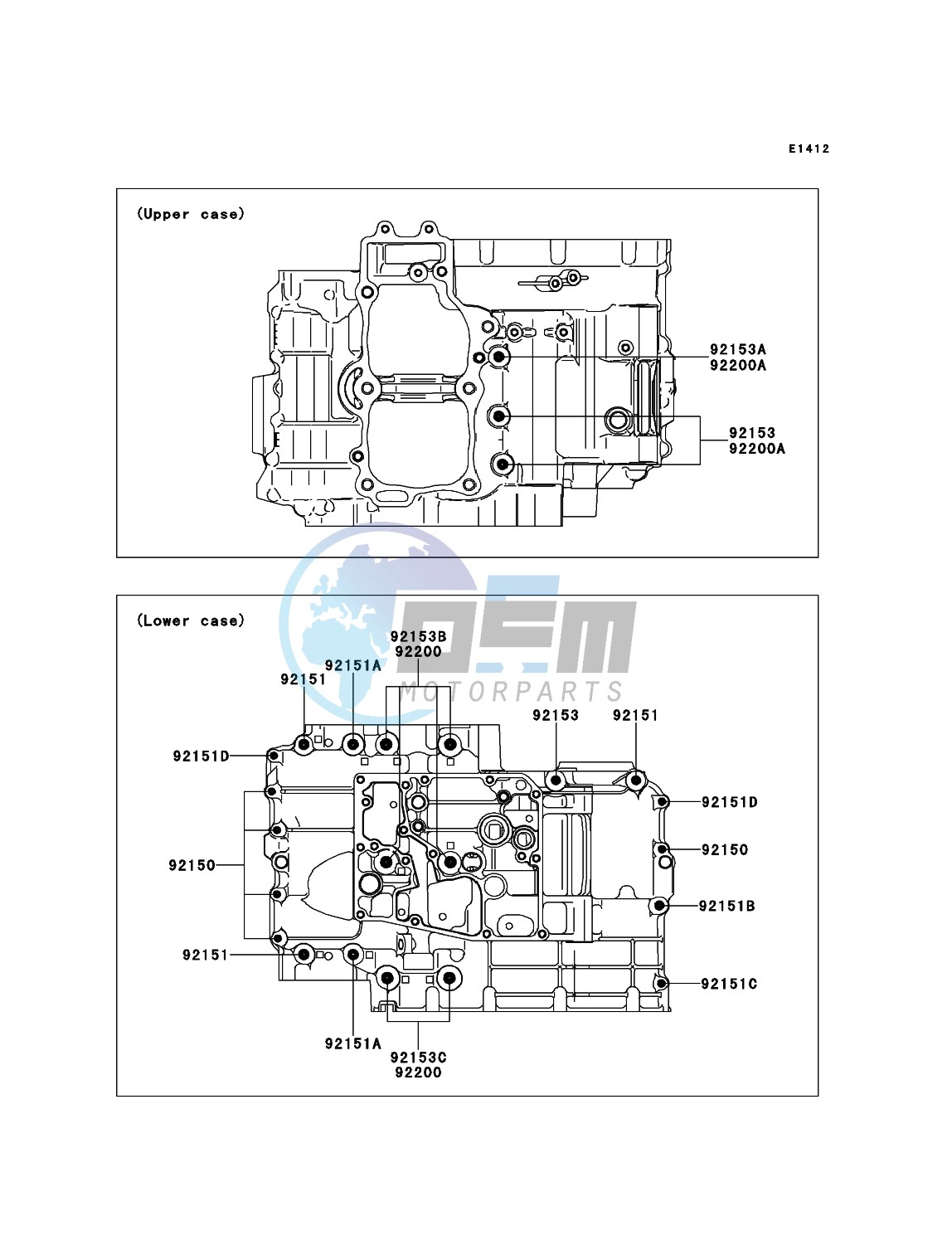 Crankcase Bolt Pattern