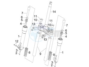 Beverly 250 drawing Fork components (MVP)