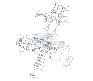 V-MAX 1700 drawing STEERING