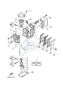 6C drawing CYLINDER--CRANKCASE