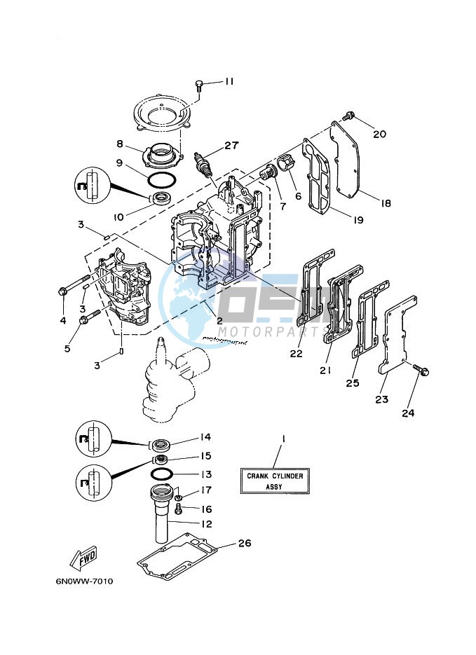 CYLINDER--CRANKCASE