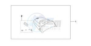 CBF1000TA Europe Direct - (ED / ABS) drawing SEAT COWL*NHA48M*