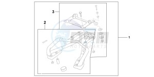 VFR800A drawing REAR CARRIER