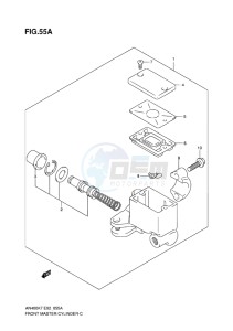 AN400 ABS BURGMAN EU-UK drawing FRONT MASTER CYLINDER