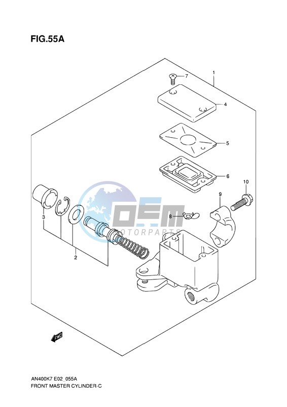 FRONT MASTER CYLINDER