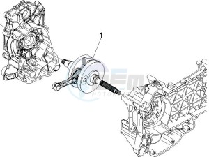 Runner 125 VX 4t e3 drawing Crankshaft