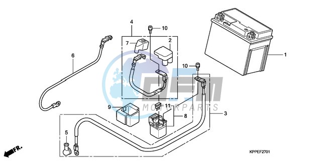 BATTERY (CBR125RW7/RW9/RWA)