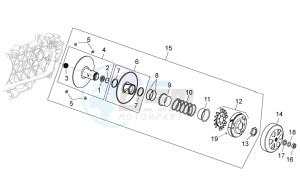 Sport City Cube 250-300 ie e3 drawing Clutch