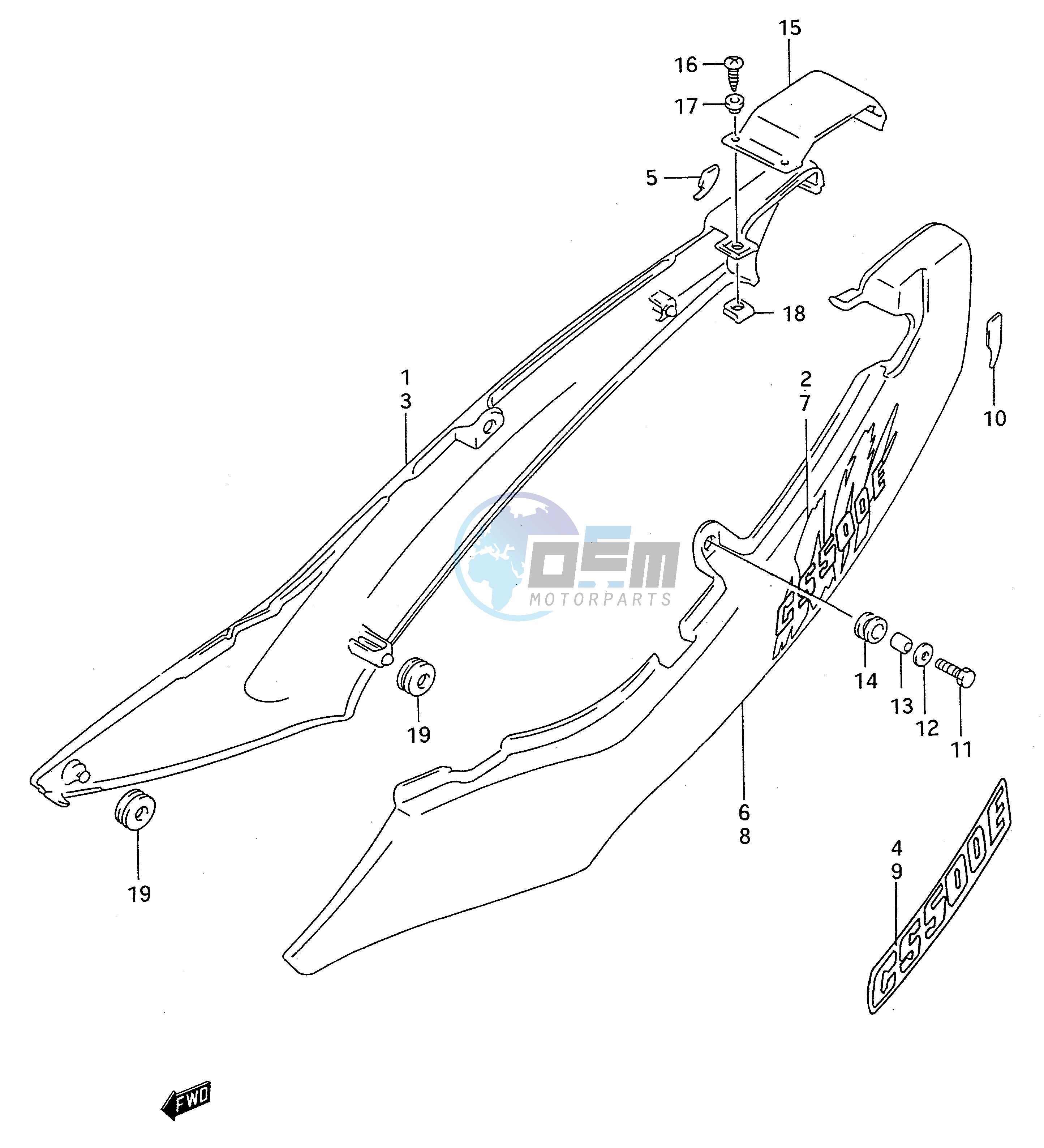 FRAME COVER (MODEL R S T)