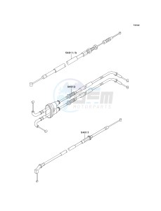 ZX 600 J [ZZR600] (J6F-J8F) J7F drawing CABLES