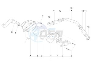 Primavera 50 2T (EMEA, APAC) drawing Secondary air box