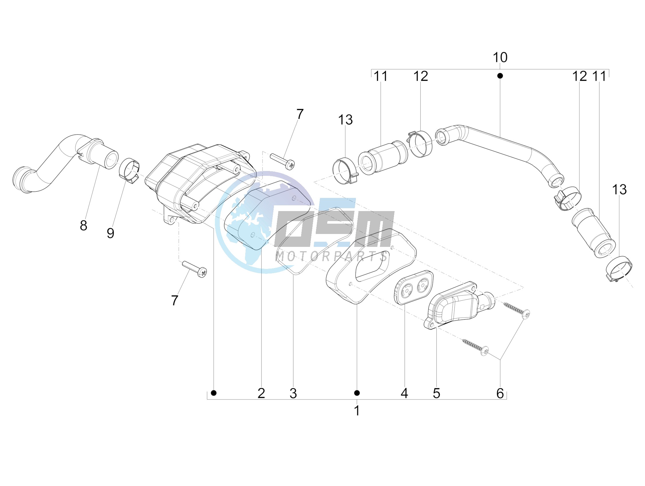 Secondary air box