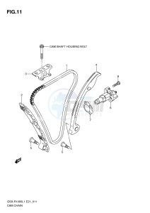 GSX-R1000 (E21) drawing CAM CHAIN