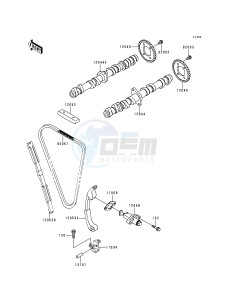 ZX 600 E [NINJA ZX-6] (E4-E6) [NINJA ZX-6] drawing CAMSHAFT-- S- -_TENSIONER