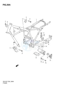 GN125 (E2) drawing FRAME (MODEL Y K1)