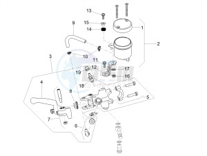 TUONO 1100 V4 RR E4 ABS (NAFTA) drawing Front master cilinder