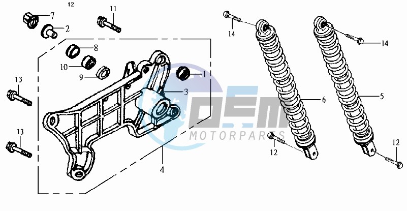 REAR FORK - REAR SUSPENSION