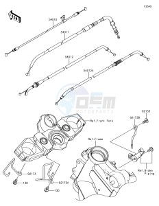 VERSYS 650 ABS KLE650FHF XX (EU ME A(FRICA) drawing Cables