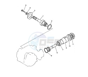 PW 50 drawing TRANSMISSION