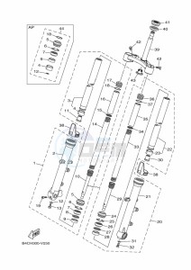 MT-07 MTN690 (BTK7) drawing FRONT FORK