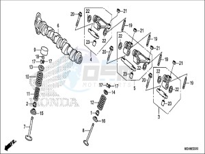 CB1100CAH UK - (E) drawing STARTING MOTOR