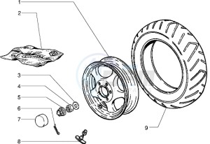 Sfera RST 50 drawing Rear Wheel