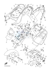 FZ1-N FZ1 (NAKED) 1000 (1ECA) drawing FENDER