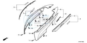 SH125RC drawing BODY COVER