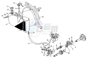 W8 FA 125 drawing OIL PUMP