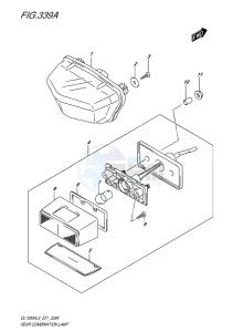 DL1000 ABS V-STROM EU drawing REAR COMBINATION LAMP