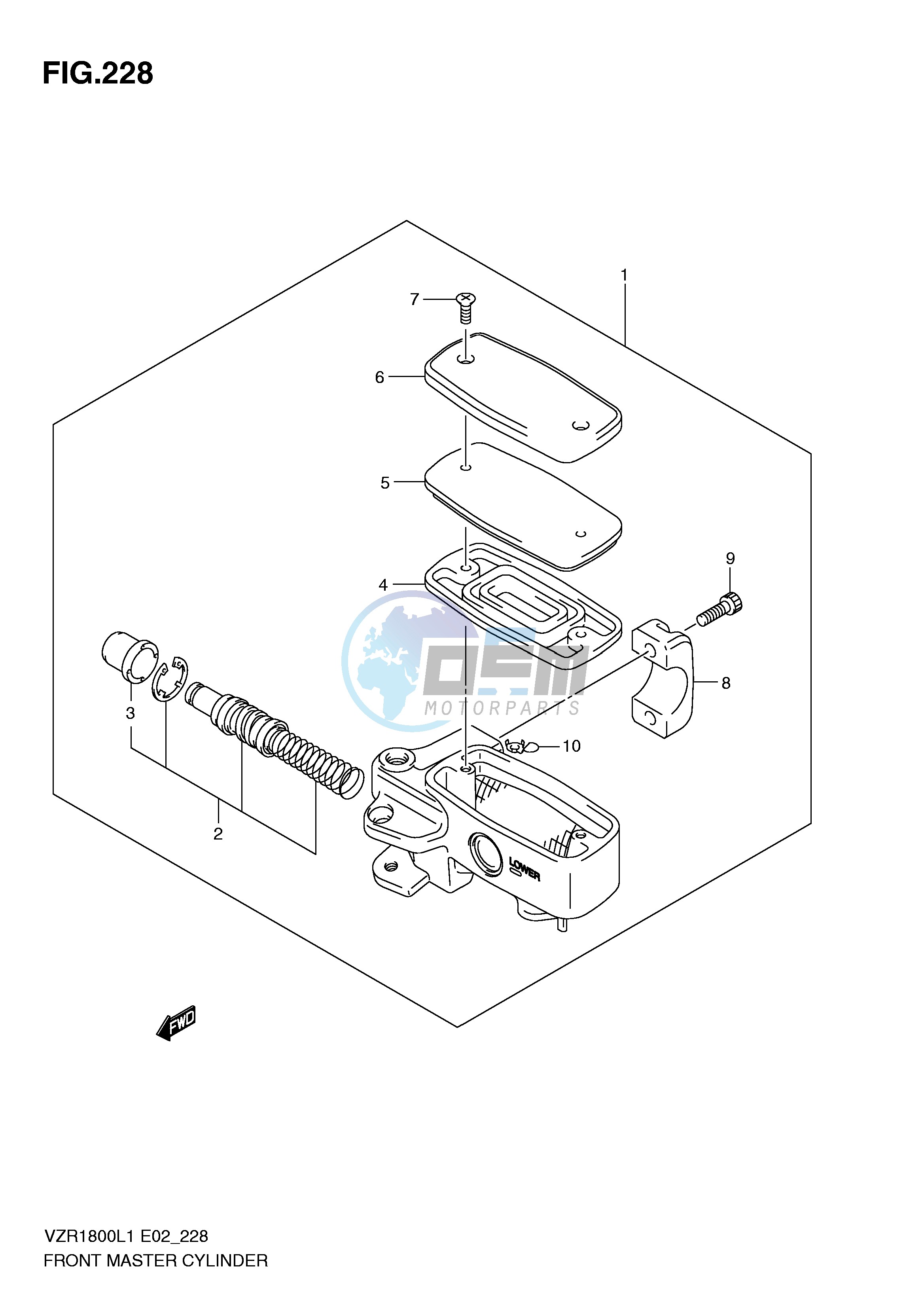 FRONT MASTER CYLINDER (VZR1800ZL1 E19)