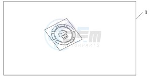 CB1000RA9 Europe Direct - (ED / ABS) drawing FUEL FILLER PAD