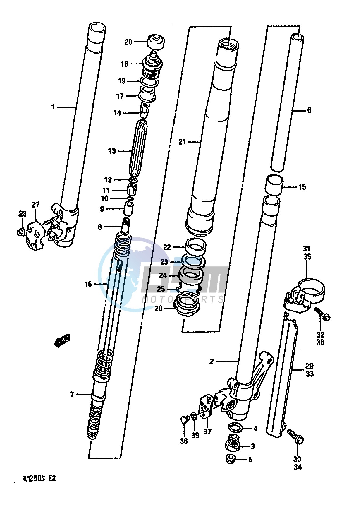 FRONT DAMPER (MODEL K)