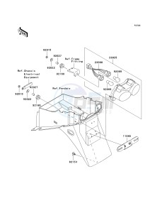 ZR 750 H [ZR-7S] (H1-H5 H5 CAN ONLY) drawing TAILLIGHT-- S- -