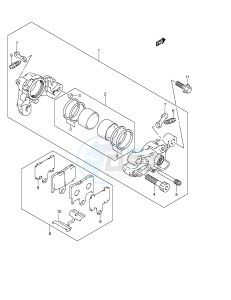 GSX-R1000 (E2) drawing REAR CALIPER