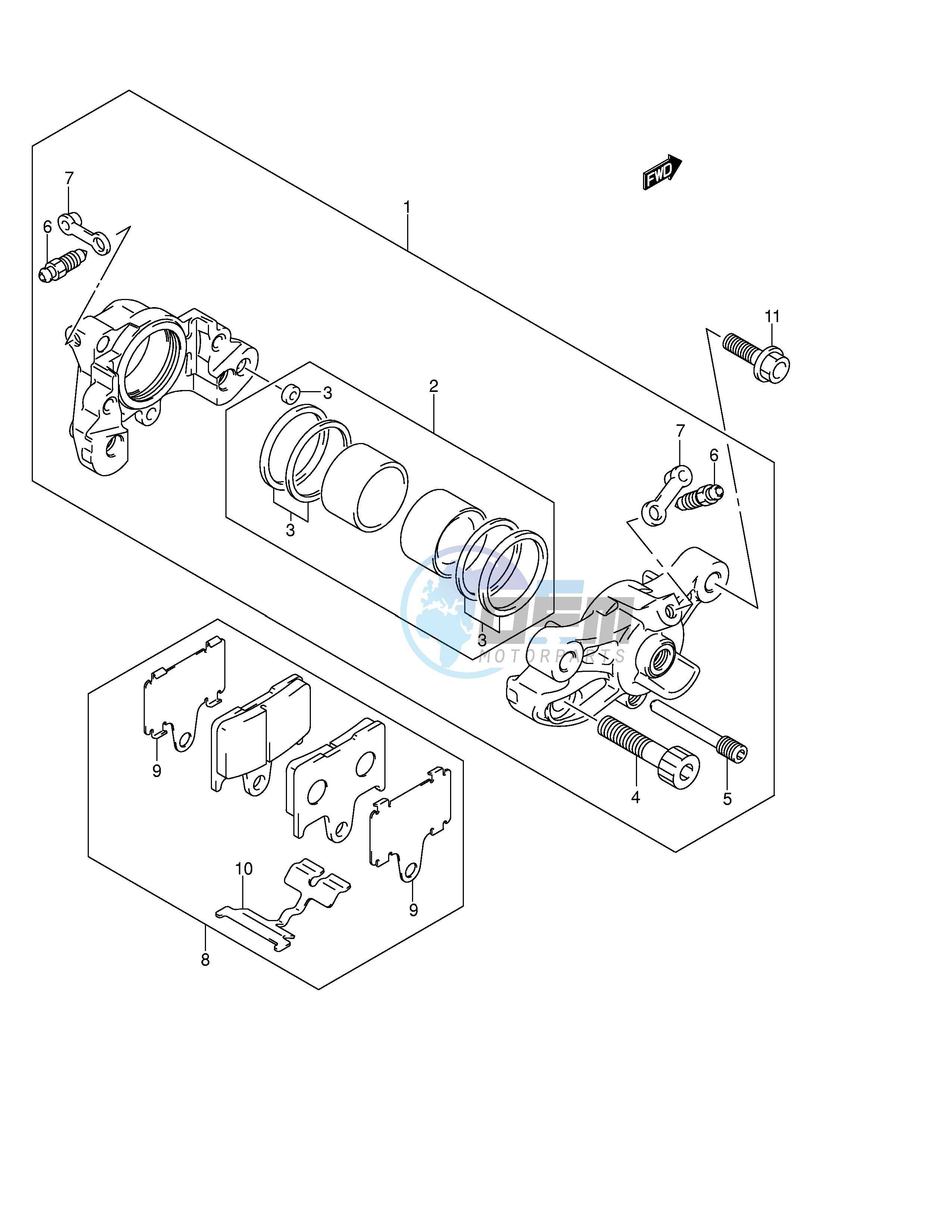 REAR CALIPER