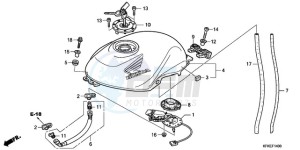 VTR2509 F / CMF LL drawing FUEL TANK