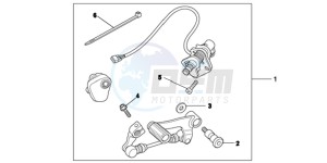 NC700SDC drawing KIT,DCT PEDALSHI F