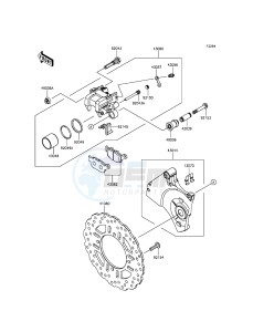 Z800 ZR800AFF FR GB XX (EU ME A(FRICA) drawing Rear Brake