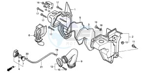 PK50 drawing AIR CLEANER