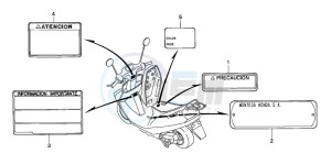 SK50M drawing CAUTION LABEL