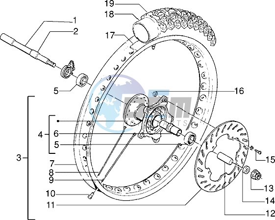 Front wheel