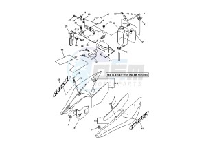 FZ6-SA FAZER 600 (ABS) drawing SIDE COVERS