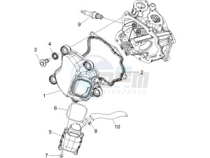 Runner 200 VXR 4t Race drawing Cylinder head cover