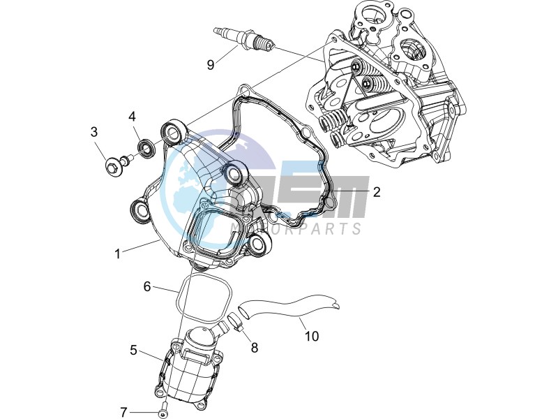 Cylinder head cover