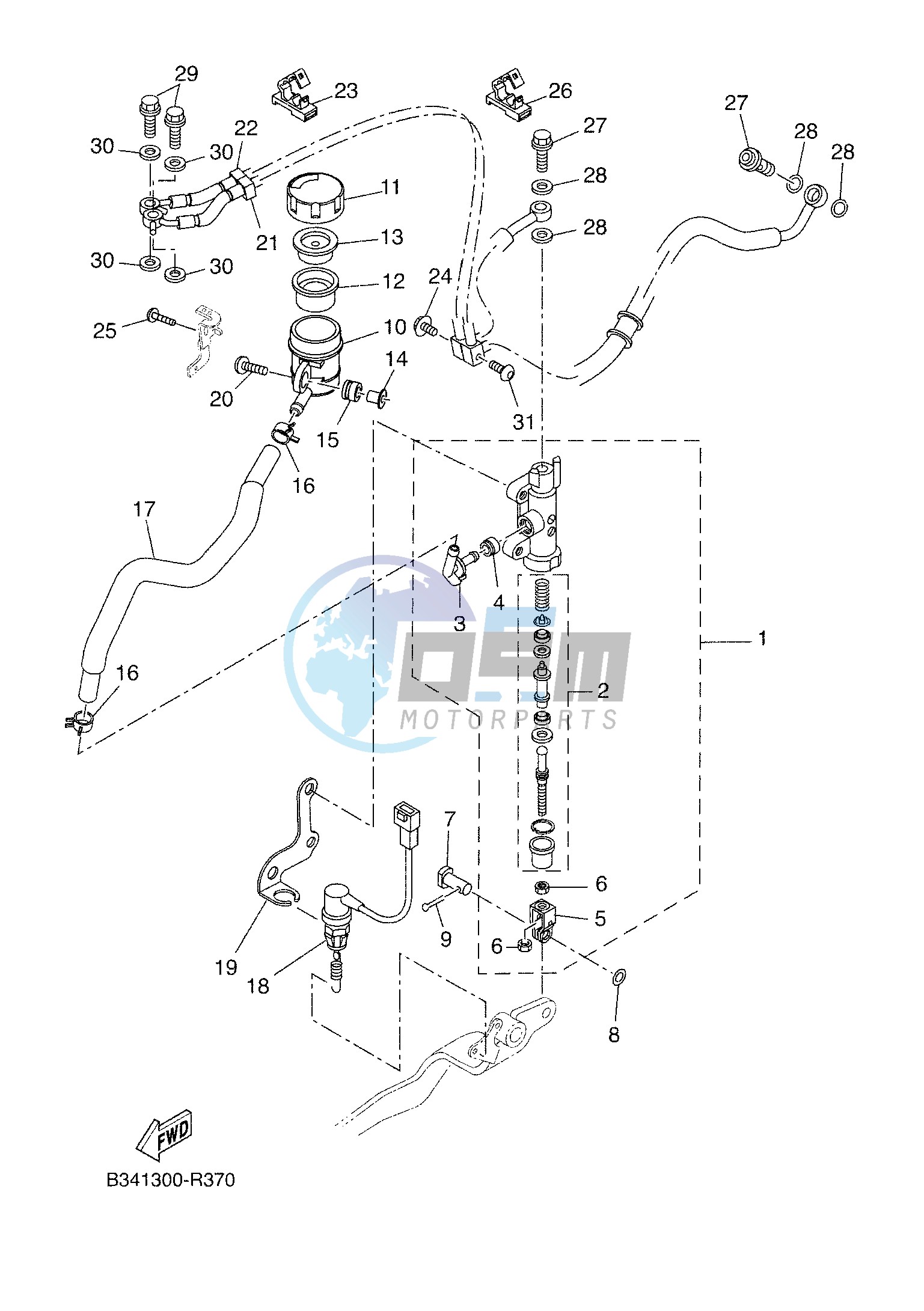 REAR MASTER CYLINDER