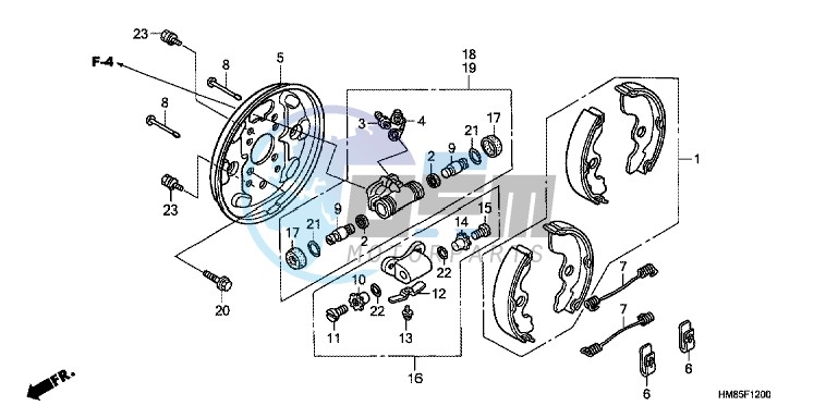 FRONT BRAKE PANEL