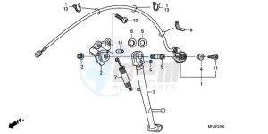 CBR600RR9 Korea - (KO) drawing STAND