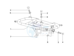 Liberty 50 4t Delivery drawing Rear luggage rack