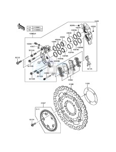 Z800 ABS ZR800BGF FR GB XX (EU ME A(FRICA) drawing Front Brake